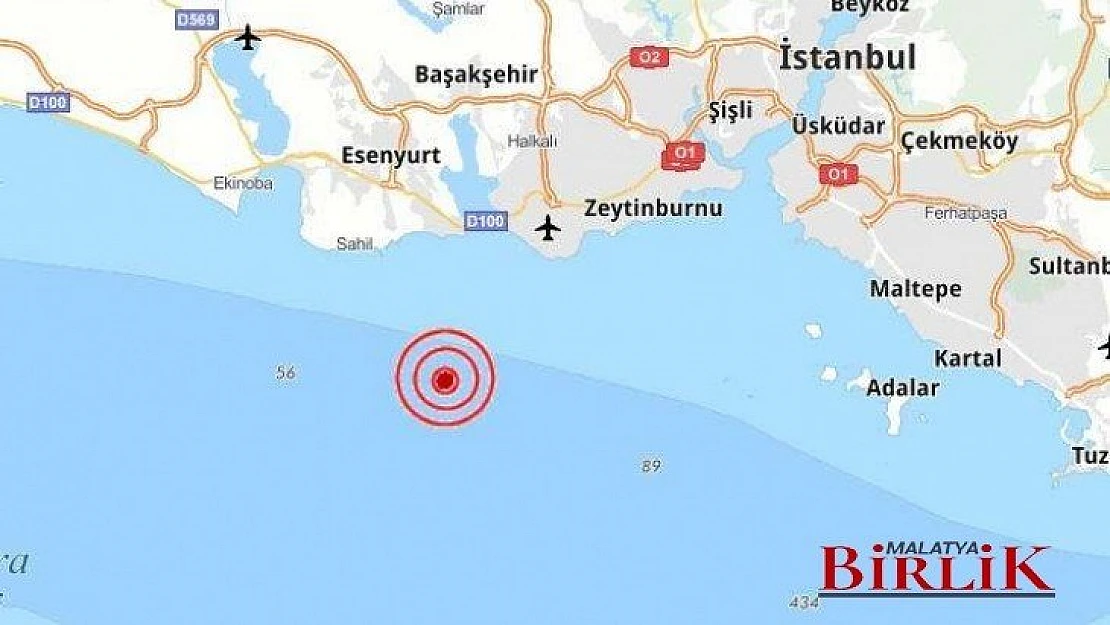 İstanbul'da 3.2 Büyüklüğünde Deprem