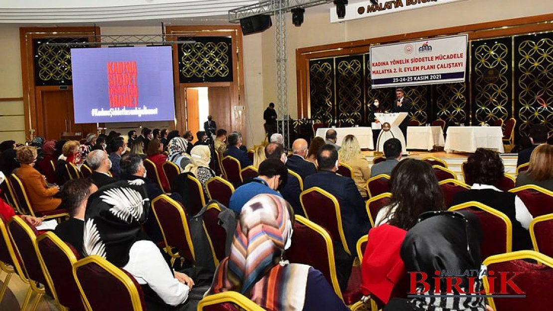  Kadına Yönelik Şiddetle Mücadele Eylem Planı Çalıştayı Düzenlendi