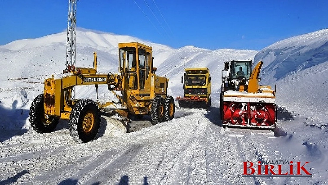 Kardan Dolayı Kapanan Yollar Açılıyor