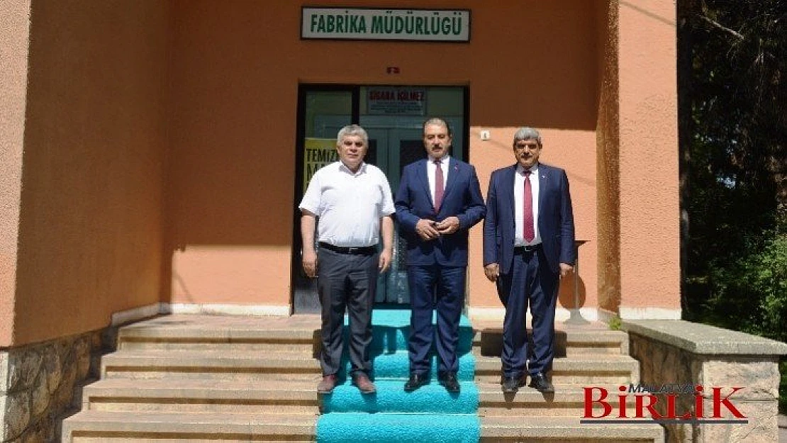 Keskin'den Şeker Fabrikasına 'Tebrik' Ziyareti