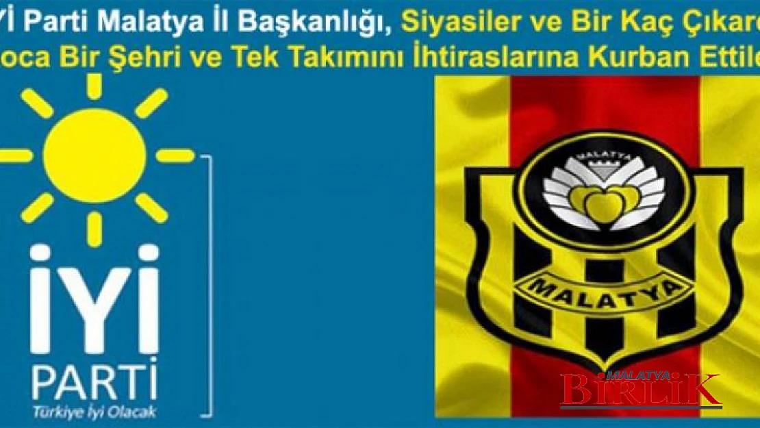 Koca Bir Takımı ve Şehri İhtiraslarına Kurban Ettiler