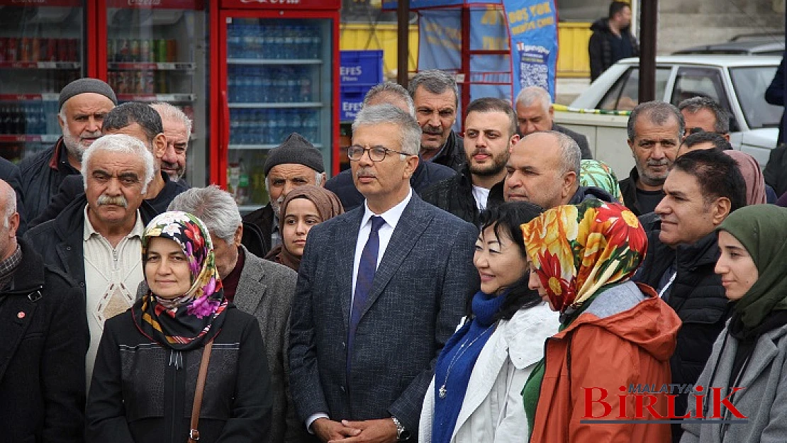 Malatya Büyükşehir Belediyesi Bağımsız Başkan Adayı Gezer, Darende İlçesindeydi