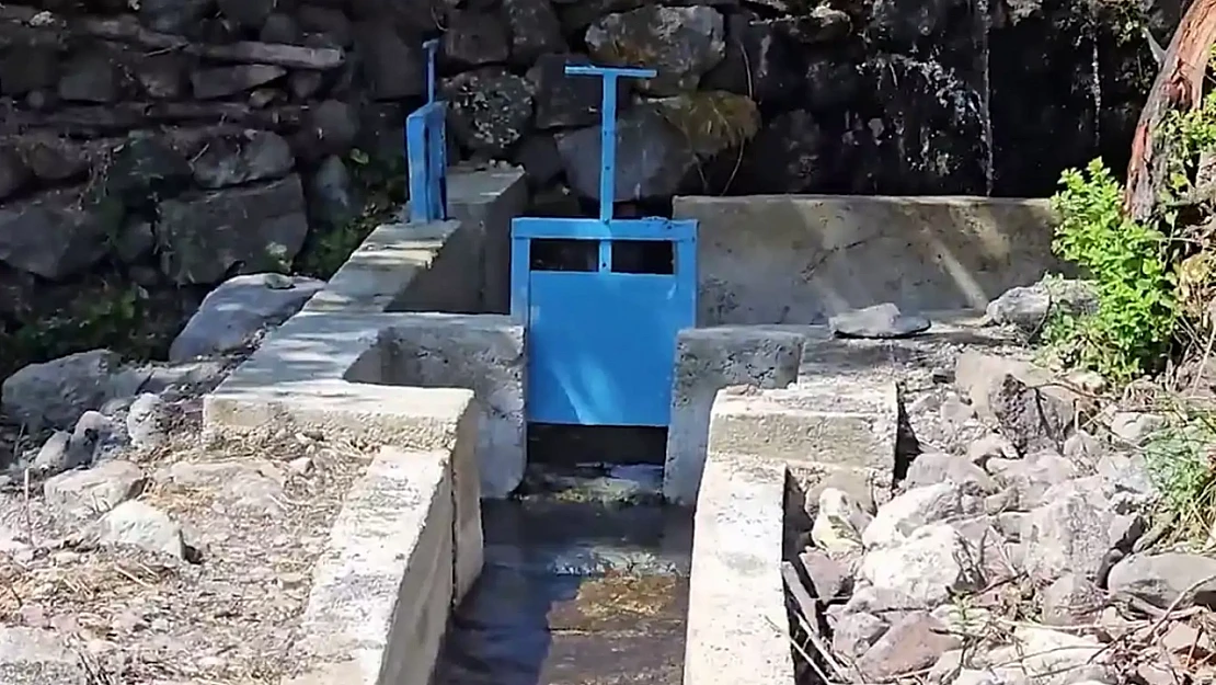 Malatya'da 2 Bin 500 Metrelik Modern Sulama Kanalı Hizmete Girdi
