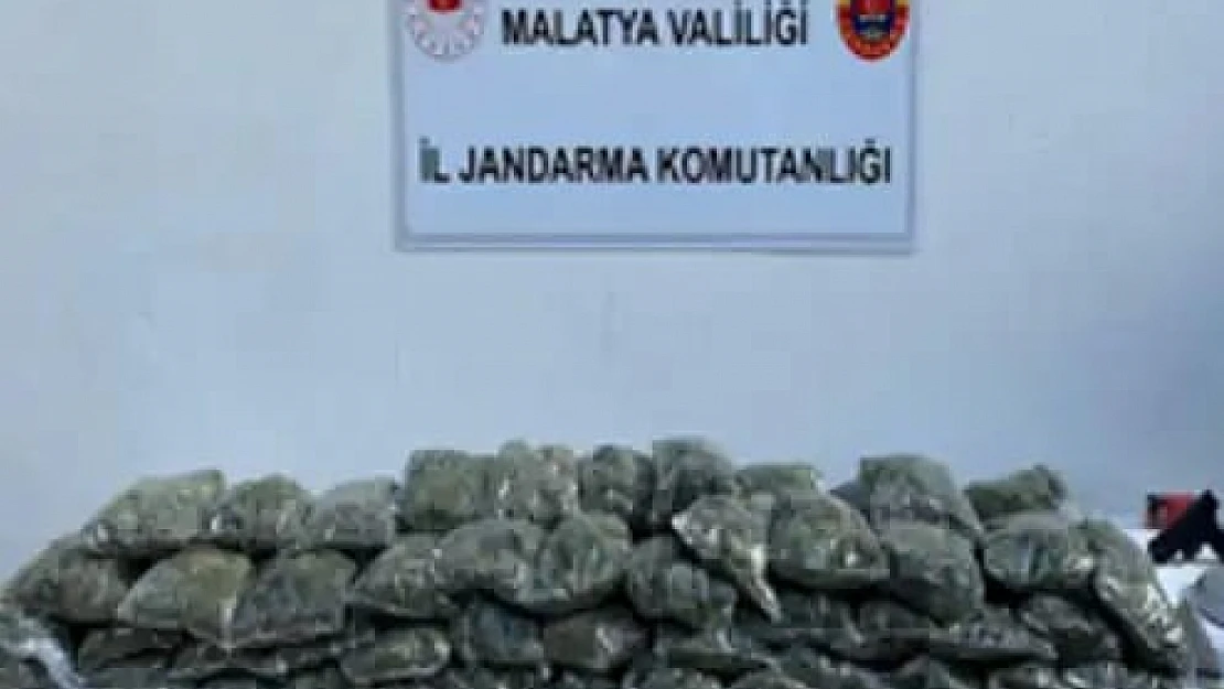 Malatya'da 34 Kilogram Uyuşturucu Ele Geçirildi