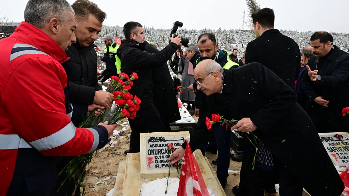 Malatya'da Deprem Şehitleri Dualarla Anıldı