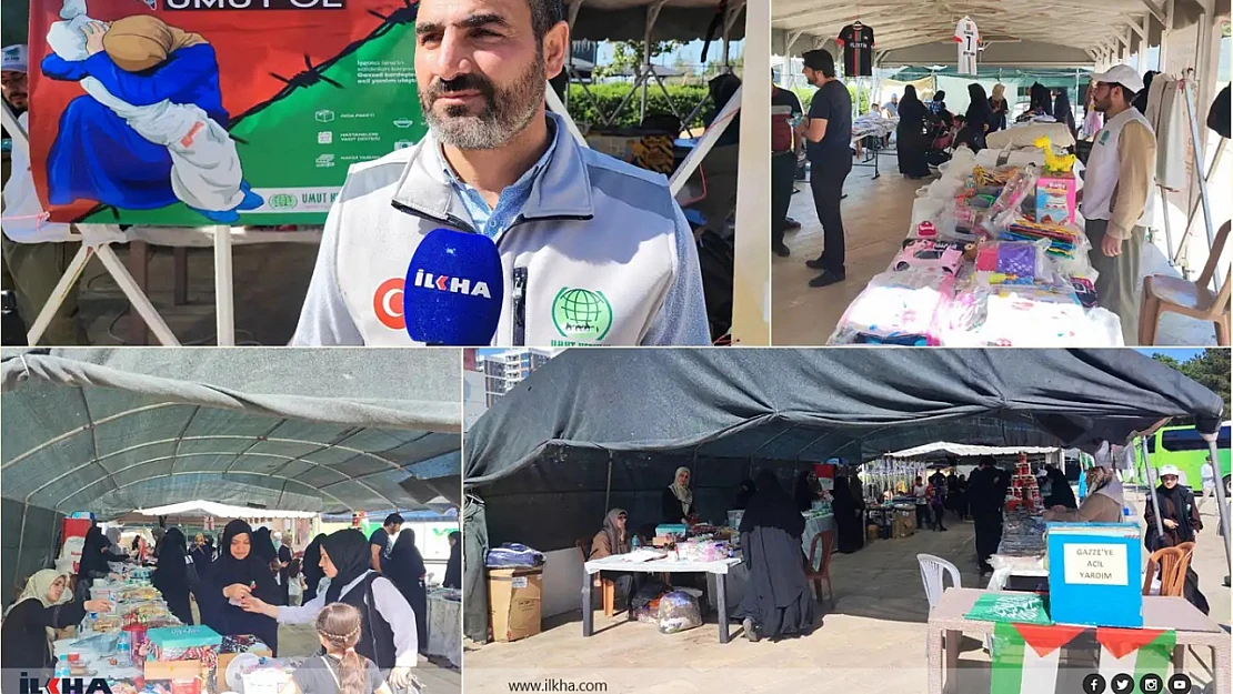 Malatya'da 'Gazze'ye Umut Ol' Kermesi Düzenlendi