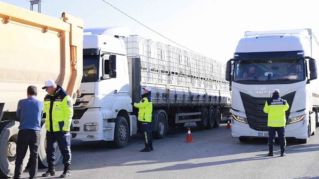 Malatya'da Kış Lastiği Denetimi