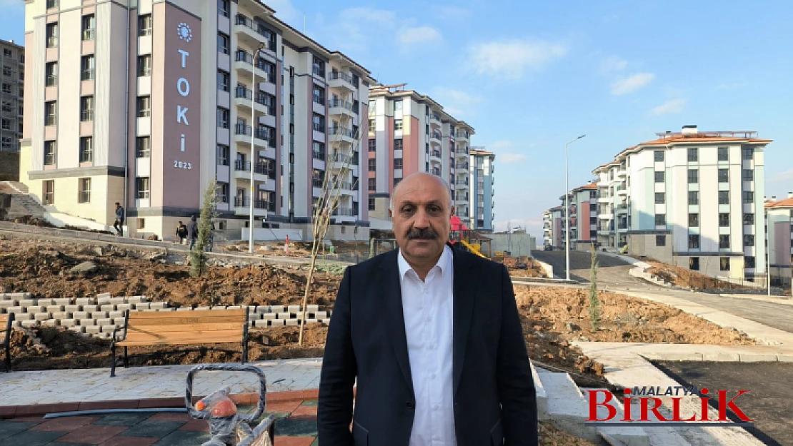 Malatya Doğanşehir'de 350 deprem konutu ilk teslimatı yapılacak