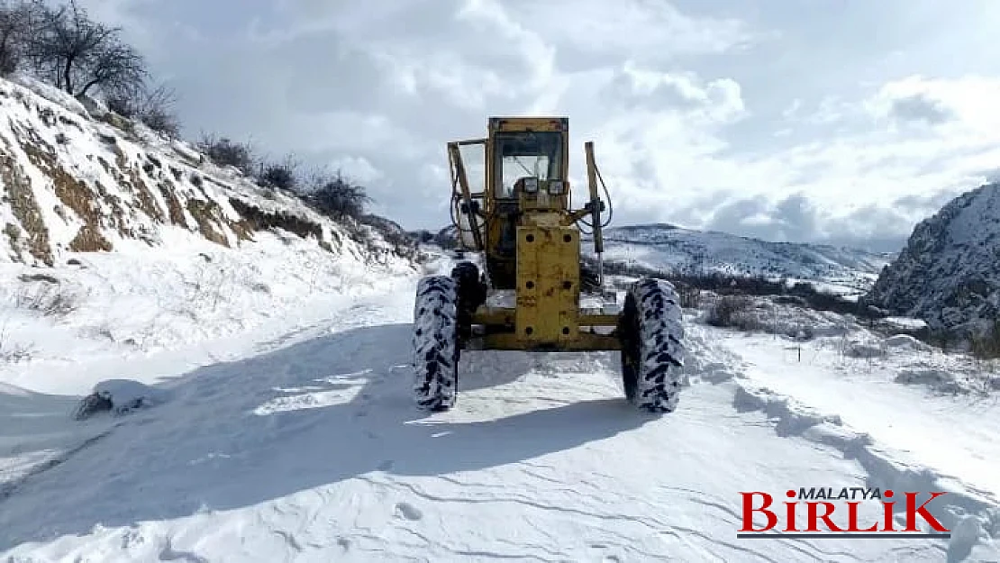 Malatya Genelinde Kapalı Yol Kalmadı