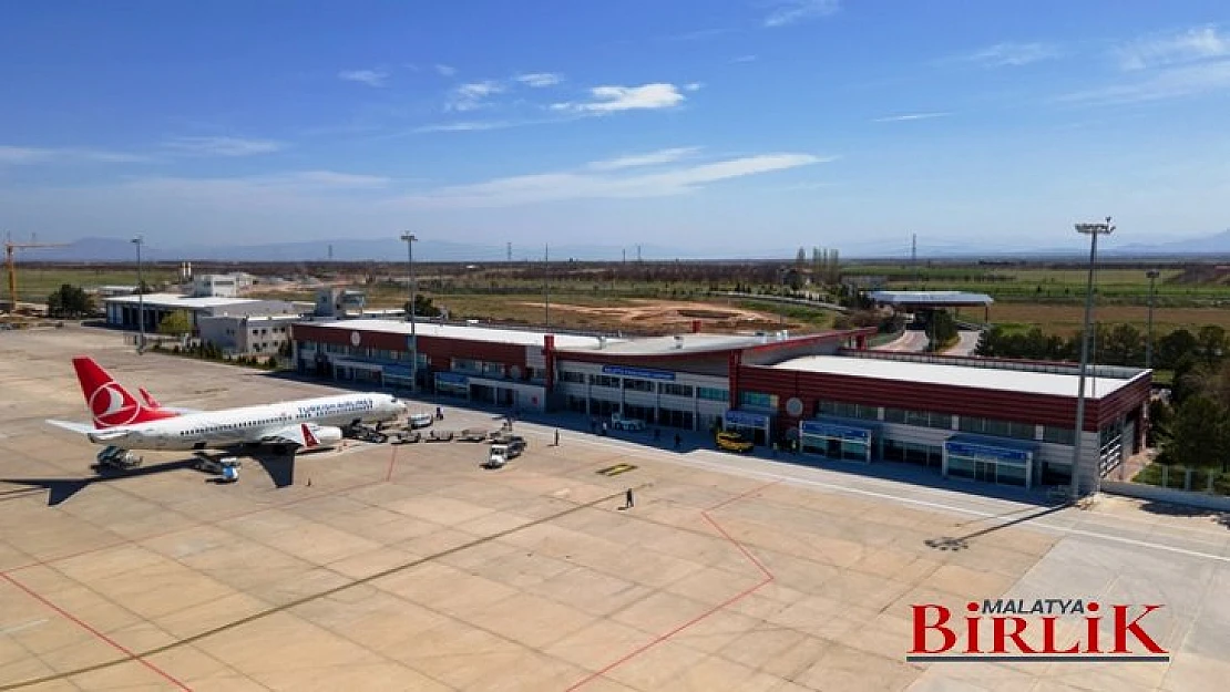 Malatya Havalimanı'nda Aralık Ayında, İç Hat Yolcu Trafiği 49.717 Oldu