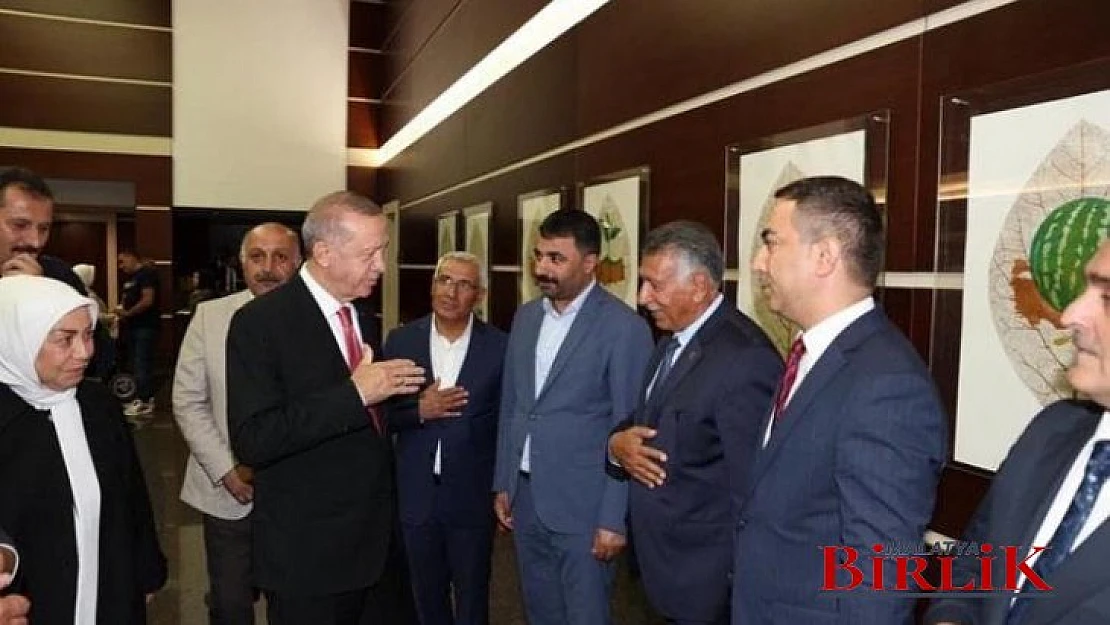 Malatya Heyetinden Cumhurbaşkanı Erdoğan'a Ziyaret