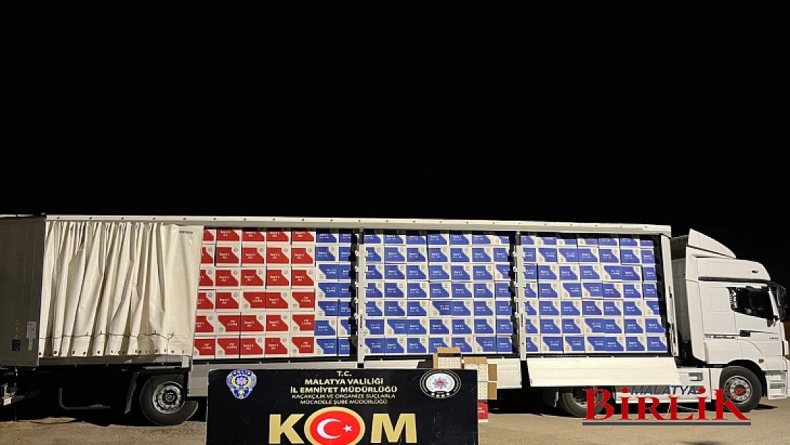 Malatya Kaçakçılık Şube Müdürlüğün Başarılı Çalışması Devam Ediyor