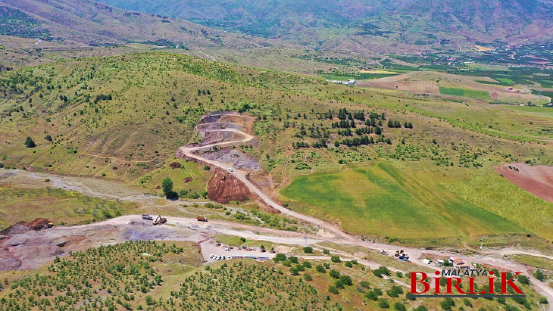 Malatya Merkez Yenice Barajında Çalışmalar Devam Ediyor