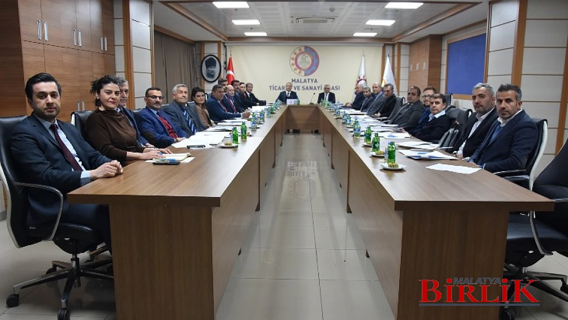 Malatya TSO'da 2023-2026 Dönemi Stratejik Plan Paydaş Toplantısı Düzenlendi