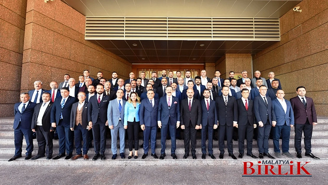 Malatya TSO Heyeti TOBB Başkanı Hisarcıklıoğlu'nu Ziyaret Etti