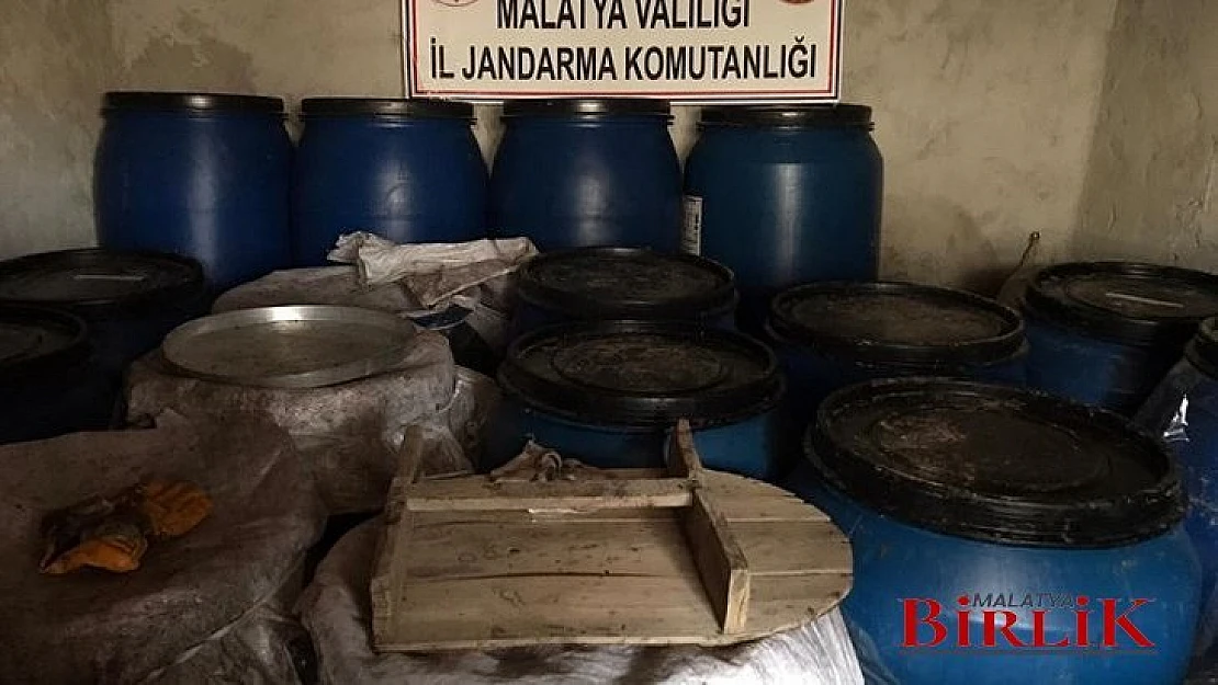 Malatya'da Kaçak Alkol Yakalandı