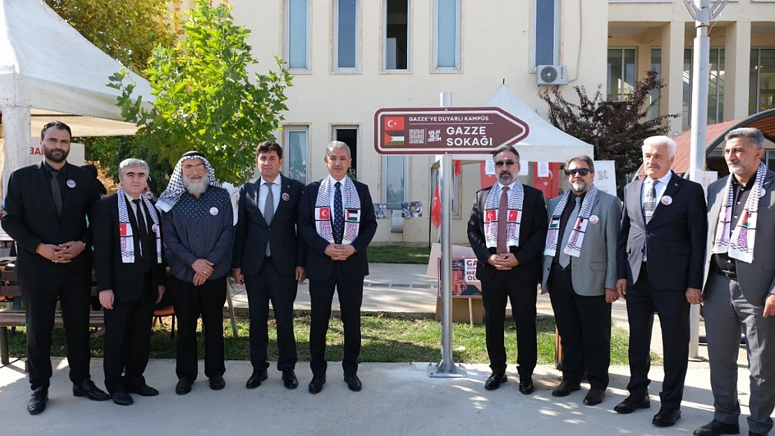 Mardin Artuklu Üniversitesi'nde Gazze Sokağı Kuruldu