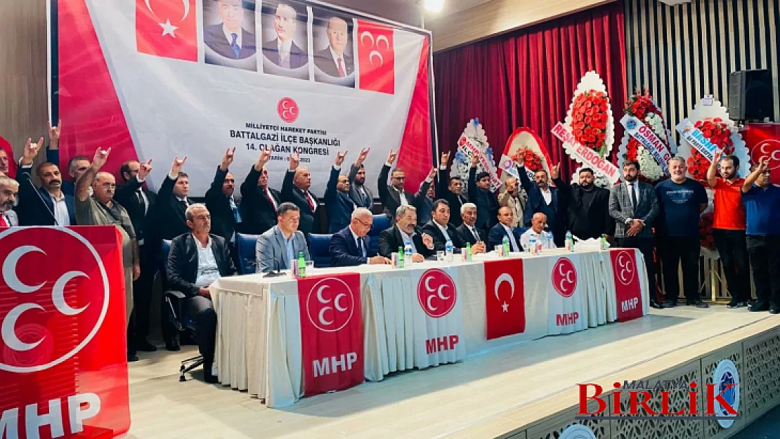 MHP Battalgazi İlçe Kongresi Yapıldı