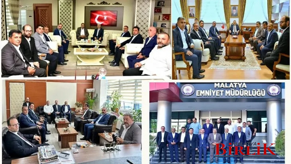 MHP'den Vali Yazıcı, Başsavcı Mete ve Emniyet Müdürü Çankal'a Ziyaret