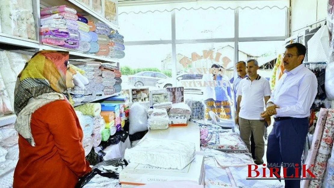 Milletvekili Tüfenkci İle Belediye Başkanı Çınar'dan Esnaf Ziyareti