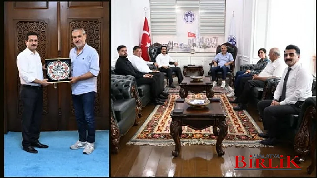 Milliyet Yazarı Abbas Güçlü'den  Başkan Taşkın'a Ziyaret