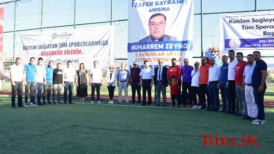 Muharrem Zeyno Adına Düzenlenen Kurumlar Arası Futbol Turnuvası Başladı