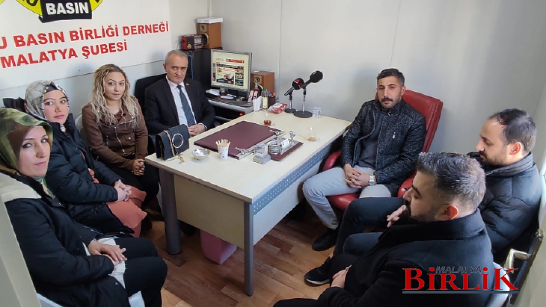 Muhtar Adaylarından Anadolu Basın Birliğine Ziyaret