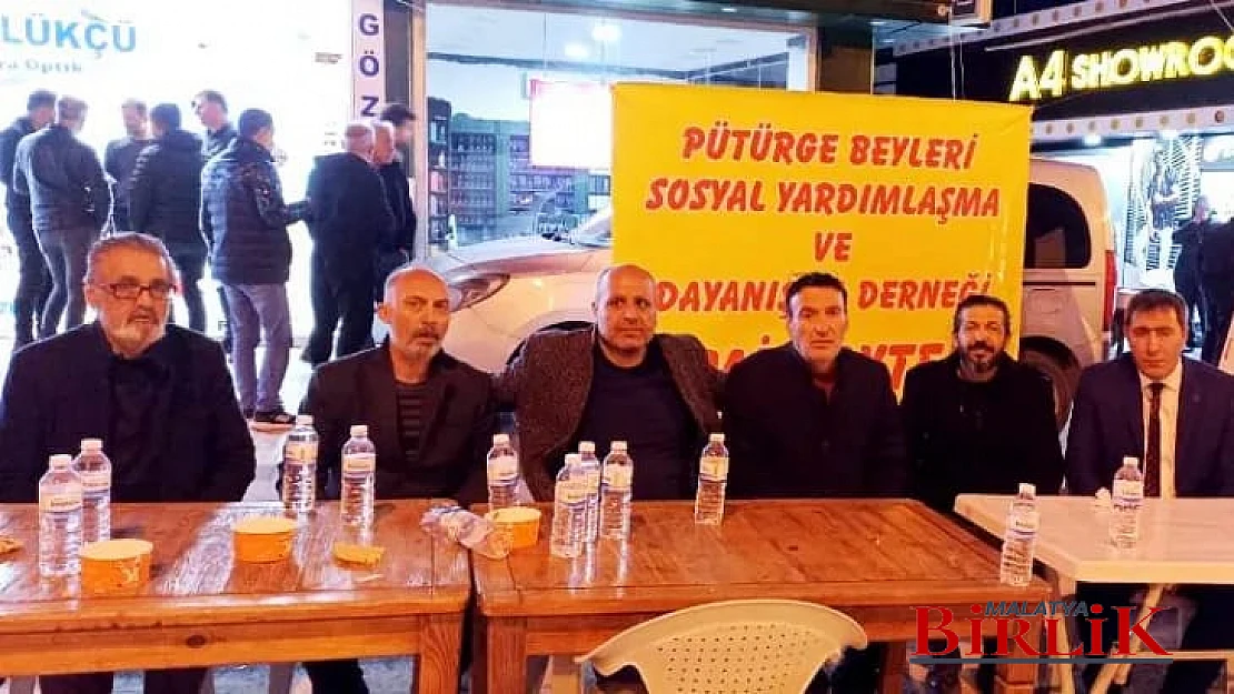 Pütürge Beyleri Derneğinden Depremzedelere İftar Programı