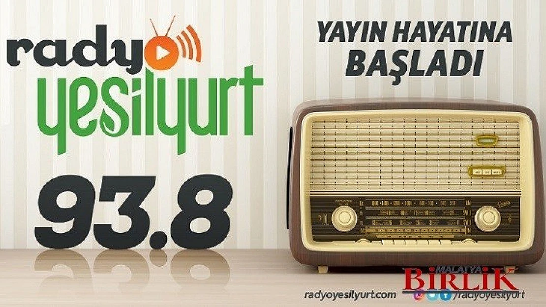 Radyo Yeşilyurt', 93.8 Frekansında Yayın Hayatına Başladı