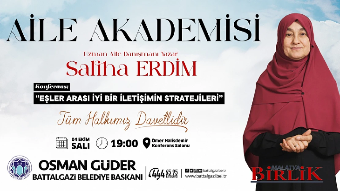 Saliha Erdim, 4 Ekim'de Battalgazililer İle Buluşuyor