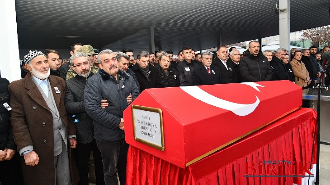 Şehit İs. Asb. Kd. Çvş. Harun Uğur Dualarla Uğurlandı