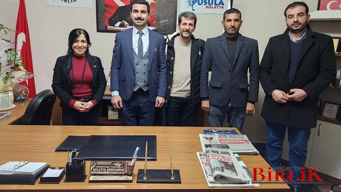 TDP Battalgazi İlçe Başkanı Ahmet Özbulut ABYB'yi Ziyaret Etti