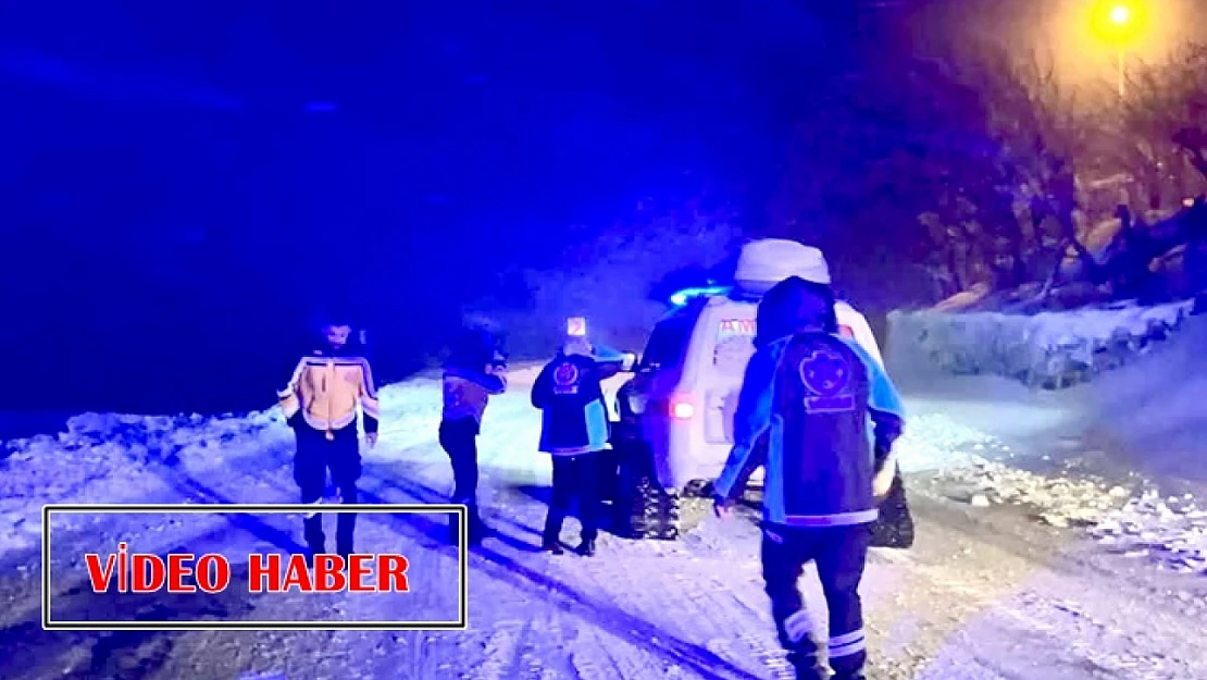 UMKE ve Ekiplerden Kar Altında Doğum Seferberliği