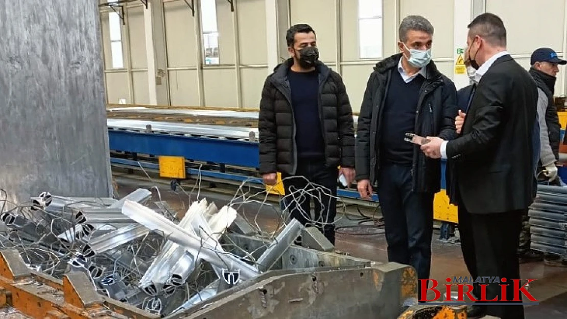 Vali Baruş, OSB'deki Fabrikaları Ziyaret Etti