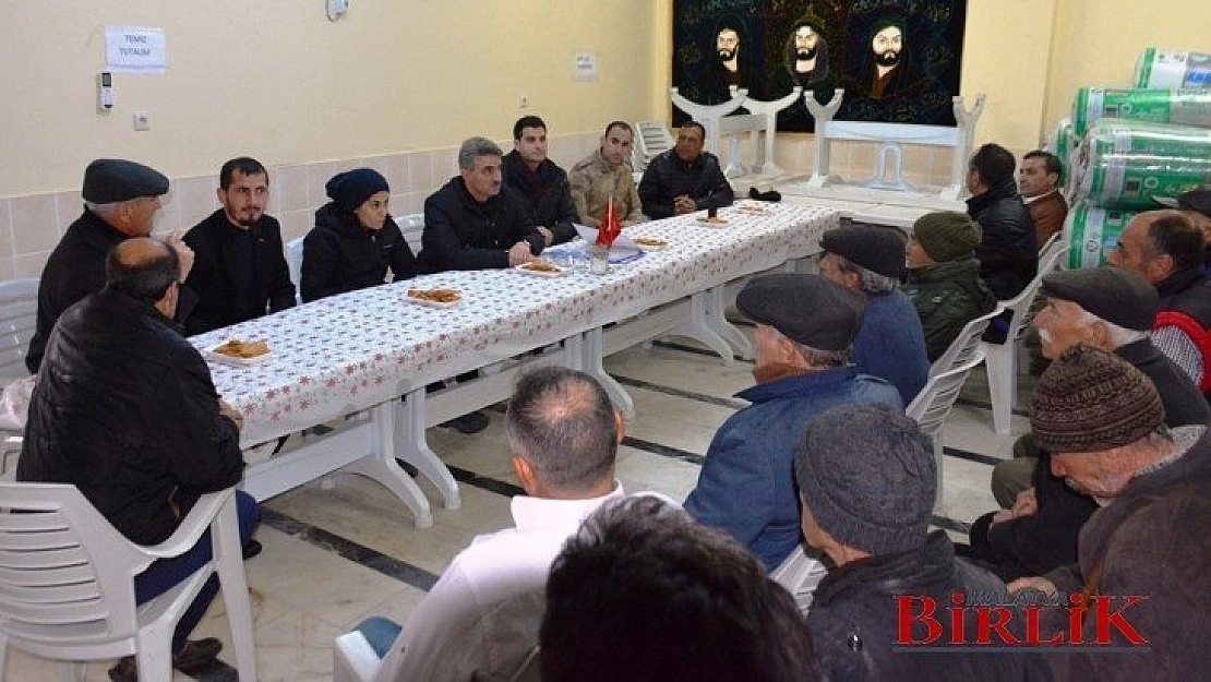 Vali Baruş, Pütürge İlçesi'ndeki Mahalleleri Gezdi