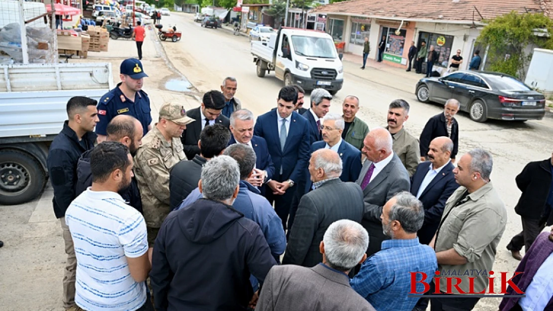 Vali Ersin Yazıcı, Doğanşehir İlçesini Ziyaret Etti