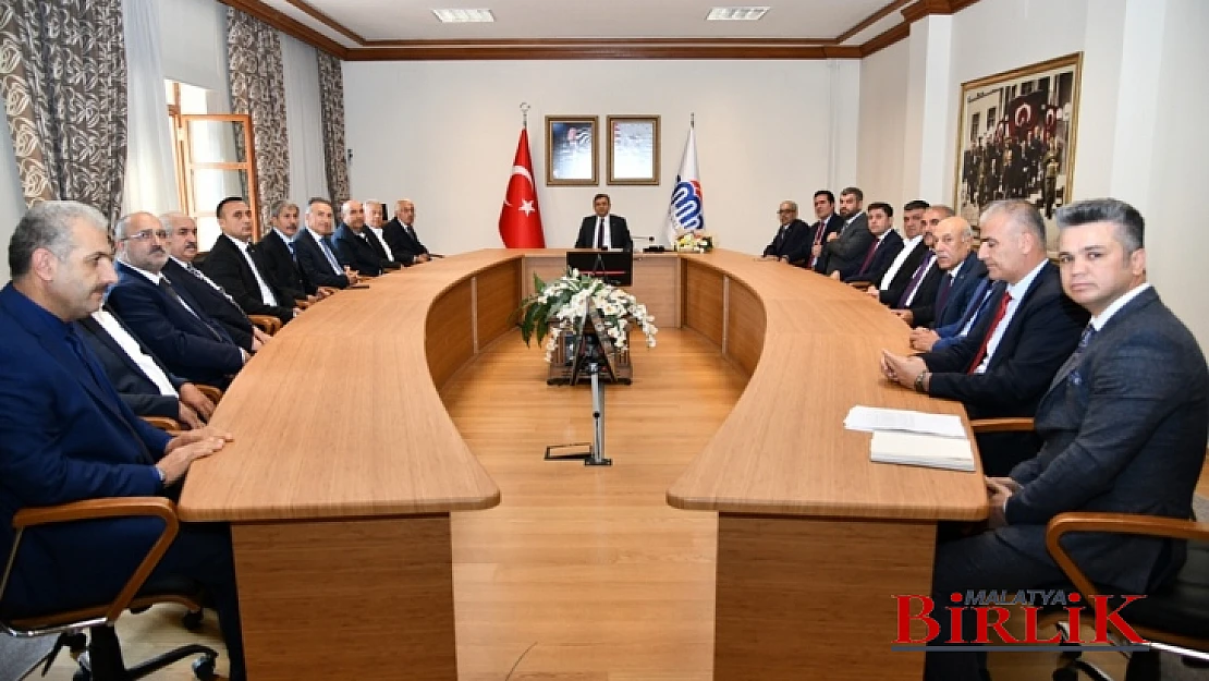 Vali Hulusi Şahin, Muhtarları Kabul Etti