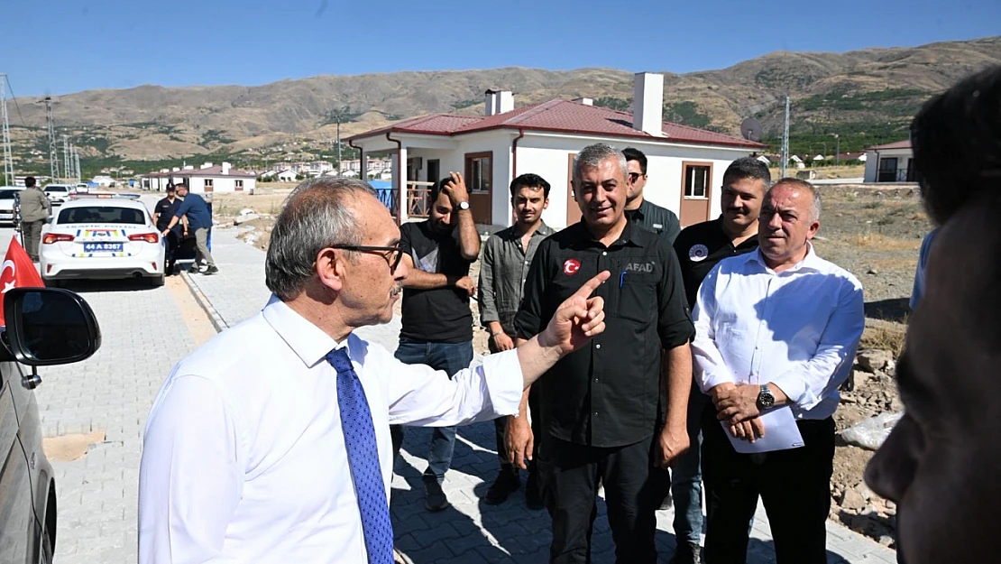 Vali Yavuz Kale İlçesindeki Çalışmaları Yerinde İnceledi