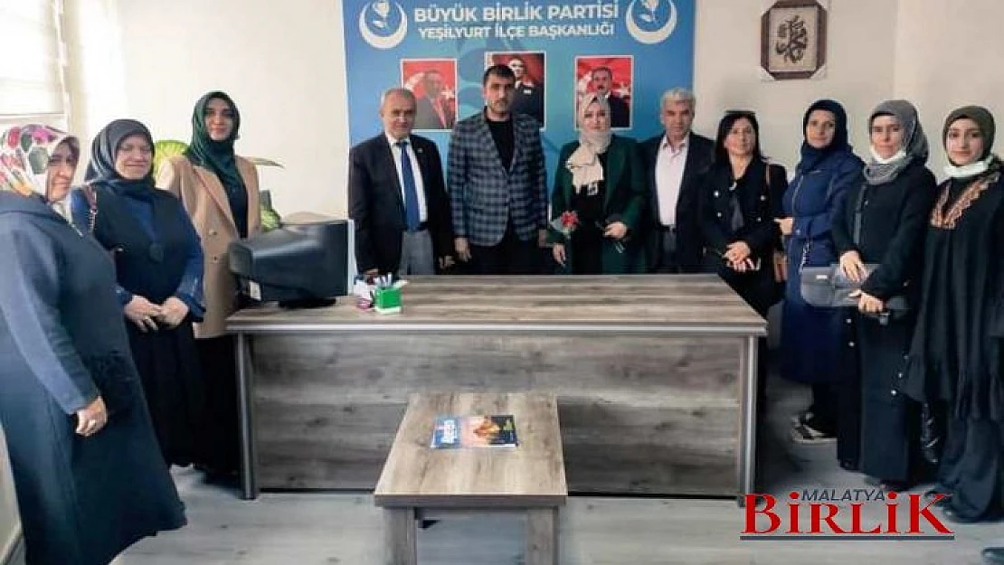 Vatanseverler Derneğinden BBP Yeşilyurt İlçe Başkanlığına Ziyaret