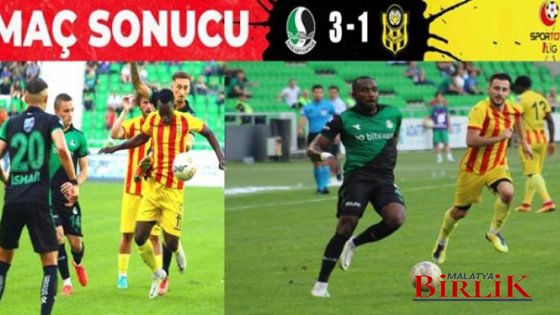 Yeni Malatyaspor Sakarya'dan da Puan Çıkartamadı