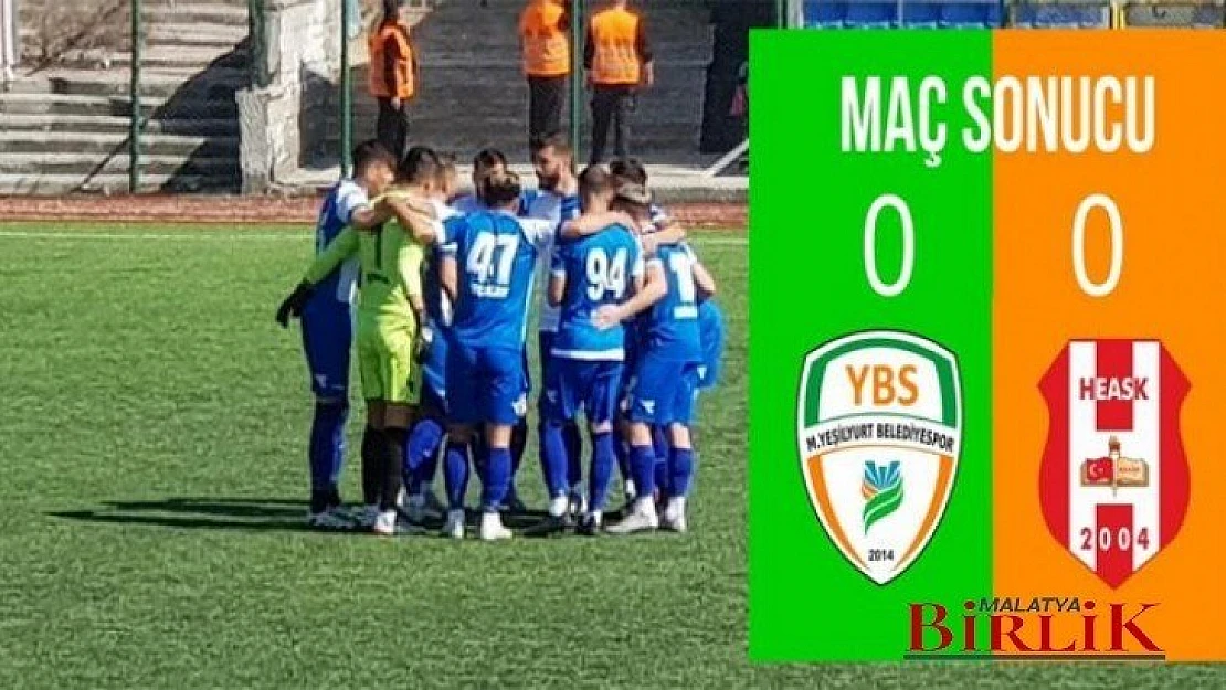 Yeşilyurt Belediyespor Büyük Bir Avantaj Kaybetti