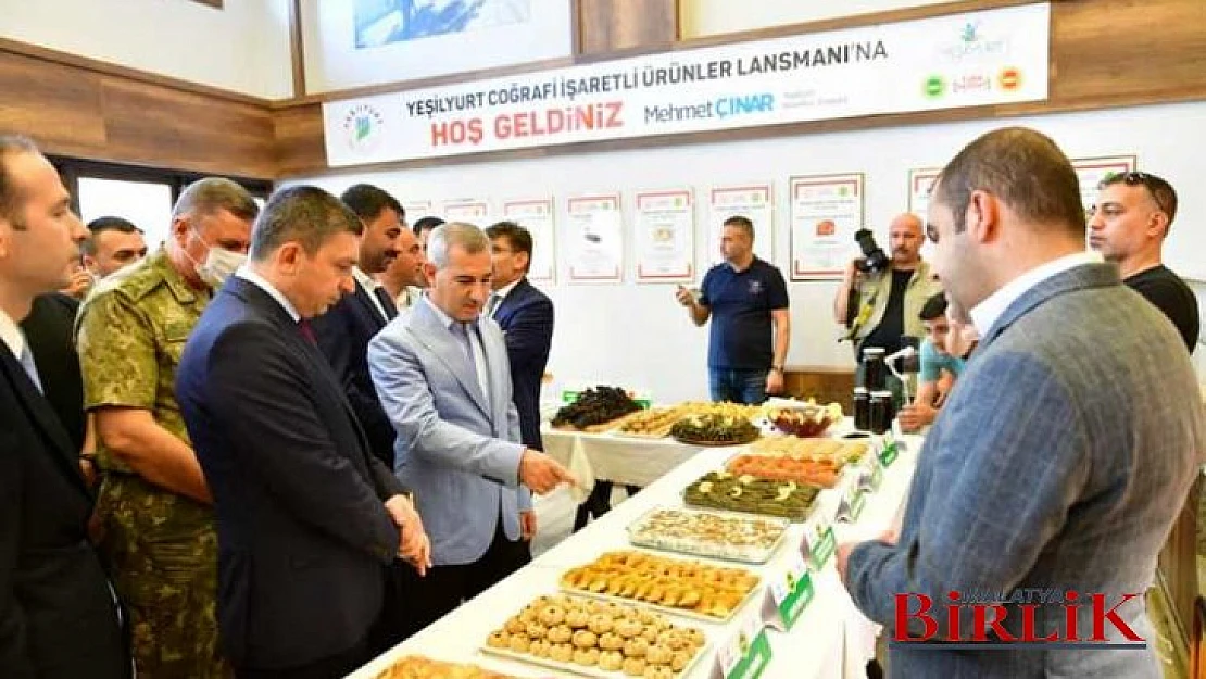 Yeşilyurt'un Coğrafi İşaret Tescil Belgeli Yöresel Ürünlerinin Tanıtım Toplantısı Yapıldı