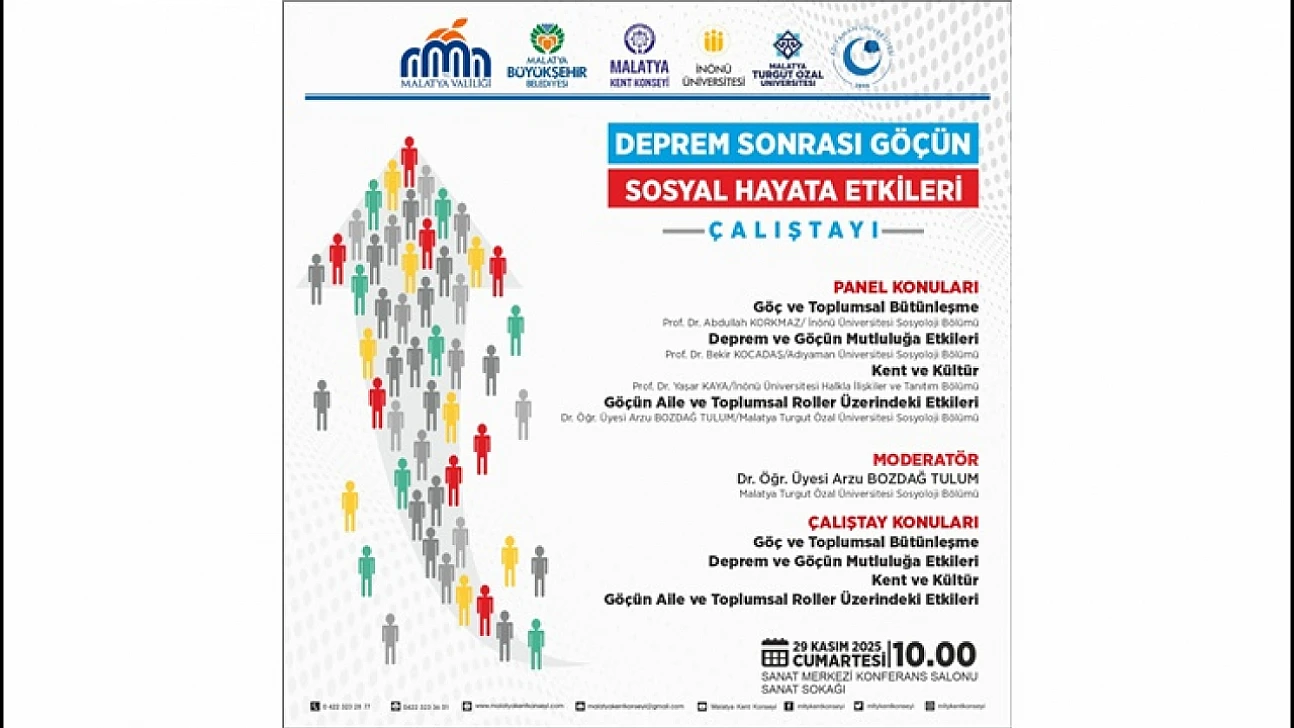 Göçün Sosyal Hayata Etkileri Çalıştayı İçin Başvurular Başladı