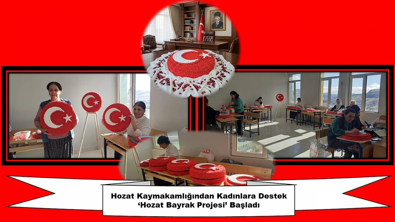 Hozat Kaymakamlığından Kadınların Ekonomik Güçlenmesine Yönelik Örnek Proje: 'Hozat Bayrak Projesi' Hayata Geçirildi