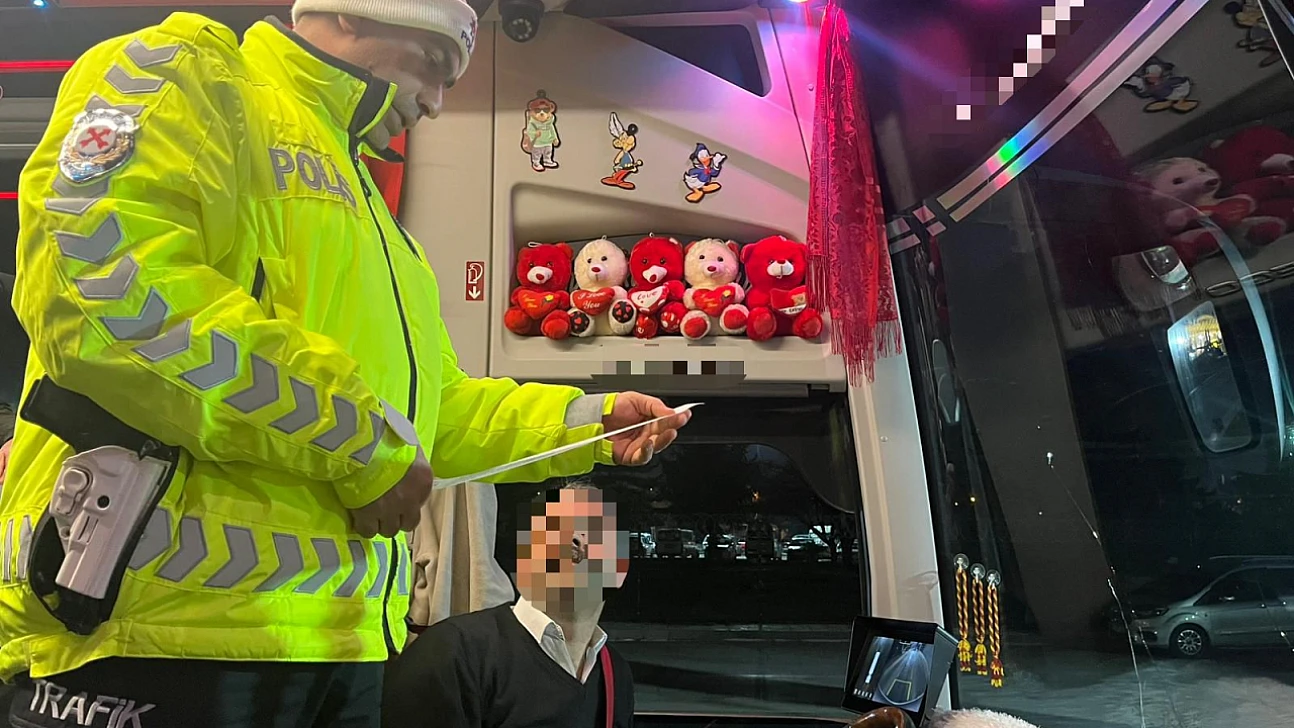 Kış Lastiği ve Takograf Denetimleriyle Yolcu Güvenliği Artırılıyor