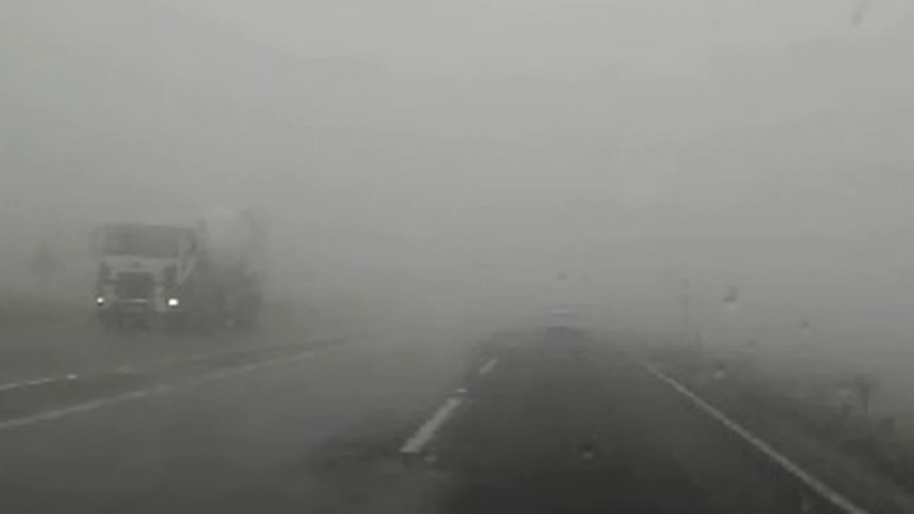 Malatya'da yoğun sis ulaşımı olumsuz etkiledi