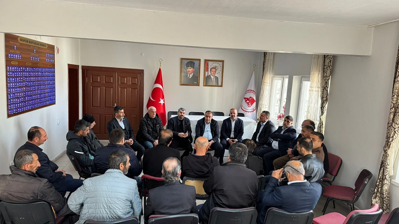 MHP Heyetinden Arapgir'e Çıkarma: Muhtarlardan Kaymakamlığa Ziyaret Zinciri