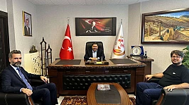 İslam Ülkeleri AB Basın Müşaviri Akgüneş'den Kaymakam Yunus Emre Bozkurtoğlu'na Ziyaret