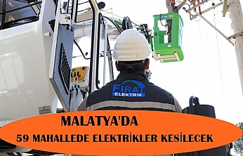 59 Mahallede Elektrikler Kesilecek