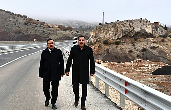 AK Parti Malatya Milletvekili Bülent Tüfenkci, Hekimhan–Kuluncak Bağlantı Yolu Köprüsü'nde İncelemelerde Bulundu